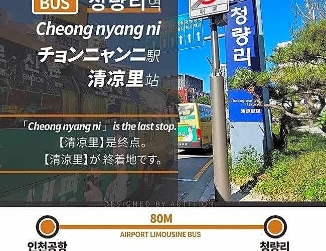 Cheongnyangni 5beds 3rooms 1lounge House * Сеул